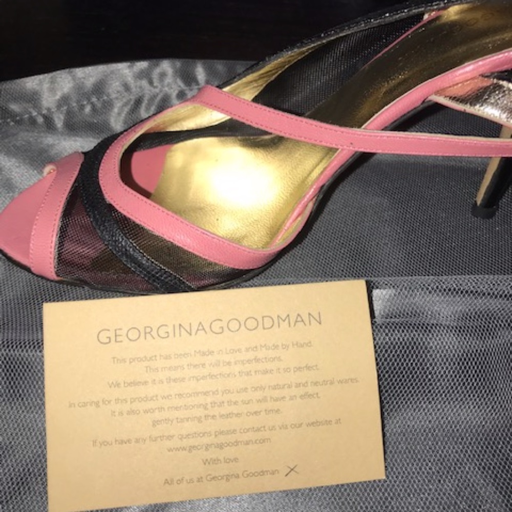 Georgina Goodman Leather/Mesh Sandals